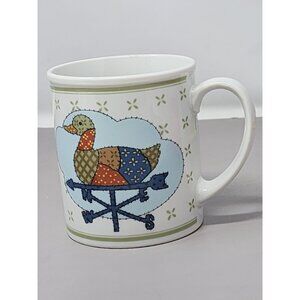 Vintage Ceramic Duck Weather Vane Design Mug Made In‎ Japan